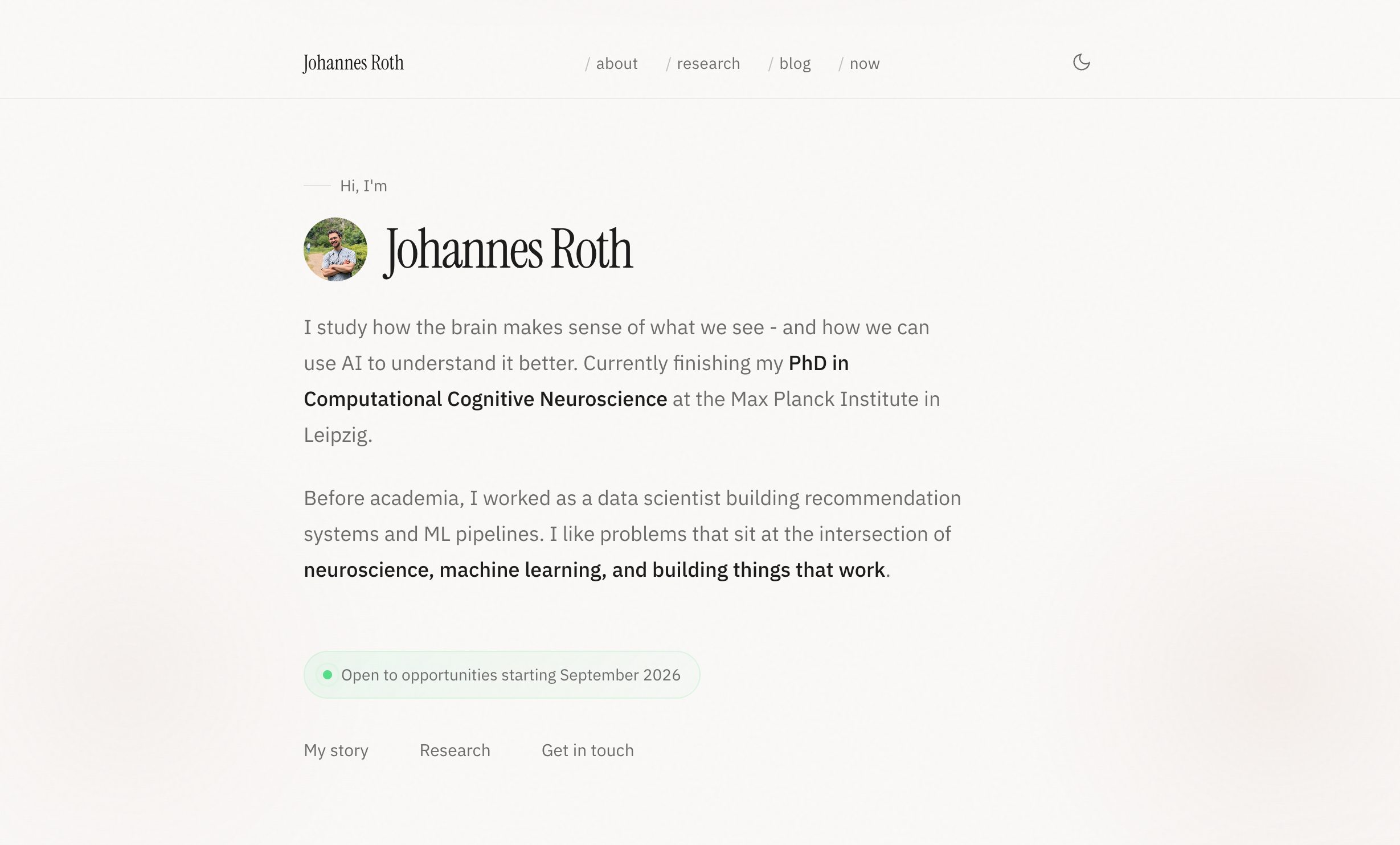My personal website redesigned by Claude Code